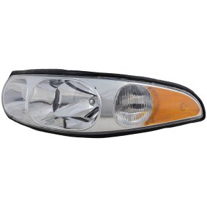 Headlight Assembly for Buick LeSabre Custom Model (2000-2005), Left (Driver) Side, Halogen, Composite with Cornering/Marker Light, Front Wheel Drive, Replacement