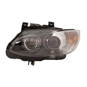 Headlight for BMW 3-Series 2007-2013, Left (Driver), Lens and Housing, Xenon, Without HID Kit, Suitable for Coupe/Convertible/Sedan, Replacement Models: 328i, 330i, 335i.