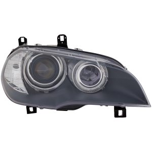 Replacement Headlight for BMW X5 2007-2013, Right (Passenger), Lens and Housing, High-Intensity Discharge/Xenon, without HID Kit