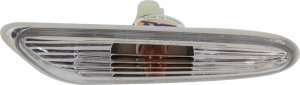 Front Side Marker Light Assembly for BMW 5-Series (2004-2010), Sedan/Wagon, Left (Driver) Side, Replacement Models: 520i, 523i, 525i, 528i, 530i, 535i, 540i, 545i, 550i.
