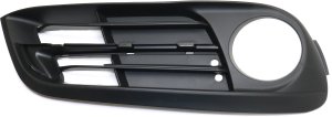 Front Fog Light Molding for BMW 5-Series 2014-2016 Right (Passenger) Side, Primed (Ready to Paint), Sedan, Standard without M Package, Replacement. Fits 528i, 535i, 550i