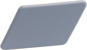 Primed (Ready to Paint) Left (Driver) Headlight Washer Cover for BMW 3-Series 2009-2012 Sedans/Wagons, Without M Package, Replacement Fits: 328i, 335i, 330i.