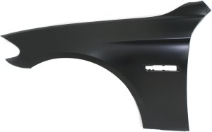 Front Fender for BMW 5-Series 2011-2016, Left (Driver), Primed (Ready to Paint), Aluminum, Sedan, Replacement - Fits 528i, 535i, 550i