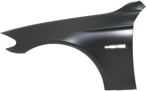 Front Fender Primed (Ready to Paint), Steel, for BMW 5-Series 2011-2016 Sedan Models Left (Driver), Replacement Models: 528i, 535i, 550i.