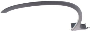 Front Wheel Opening Molding for BMW X5 2000-2006, Textured Black, Left (Driver), without Running Boards, 3.0L/4.4L Engine, Replacement