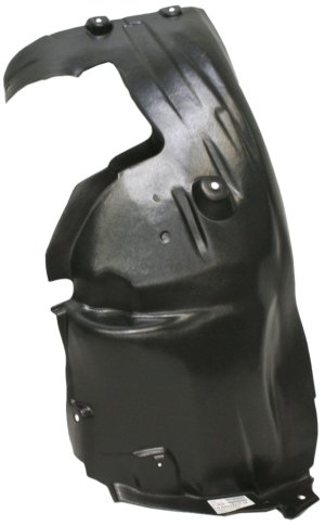 Front Fender Liner for BMW 3-Series 2007-2013, Right (Passenger) Side, Rear Section, 3.0L Engine, Convertible/Coupe, Replacement Fits: 325i, 328i, 330i, 335i.