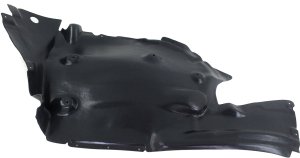 Front Fender Liner for BMW 7-Series 2009-2015 Right (Passenger), Thermoforming Form, Rear Section, Replacement Models: 740i, 745i, 750i, 760i