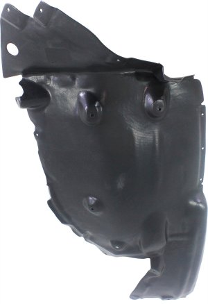 Front Fender Liner for BMW 7-Series (2009-2015), Left (Driver) Side, Thermoforming Form, Rear Section, Replacement - fits 740i, 750i, 760i, ActiveHybrid 7 models.
