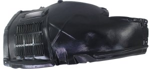 Front Fender Liner for BMW 7-Series 2009-2015, Left (Driver), Front Section, with M Package, Excluding Hybrid Model 2013-2015, Replacement (Models: 740i, 750i, 760i)
