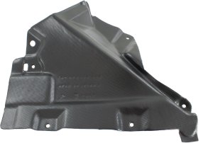 Front Fender Liner for BMW 3-Series 2007-2013, Left (Driver), Lower Reinforcement Panel, Rear Section, Convertible/Coupe, 3.0L Eng, Replacement Models: 328i, 335i.