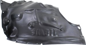 Front Fender Liner for BMW 3-Series 2012-2015 Right (Passenger) Rear Section, Hybrid to January 2013/Non-Hybrid, Sedan/Wagon 2014-2015, Replacement