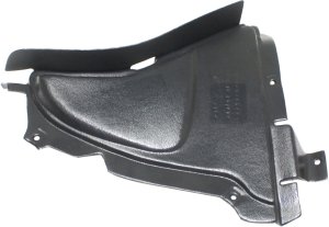 Front Fender Liner for BMW 5-Series GT 2010-2017, Left (Driver), Front Lower Section, Replacement (530i, 535i, 540i, 550i)