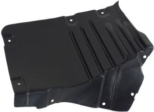 Front Fender Liner for BMW 5-Series 2004-2010 Right (Passenger), Rear Section, Sedan/Wagon, Replacement Models: 520i, 523i, 525i, 528i, 530i, 535i, 540i, 545i, 550i.