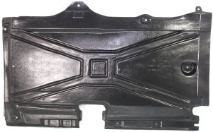 Engine Splash Shield for BMW 5-Series (1997-2003), Under Cover, Right (Passenger) Side, Lateral Floor Cover, Replacement (Includes 520i, 523i, 528i, 530i, 535i, 540i, 545i, M5)