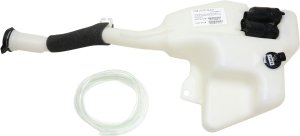 Washer Reservoir Assembly for Buick Enclave 2010-2017, Chevrolet Traverse 2009-2017, GMC Acadia 2011-2017, with Pump, Cap and Sensor, Replacement