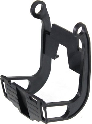 Headlight Washer Cover for BMW 5-Series 2011-2016 Sedan, Right (Passenger) Side, Reinforcement Textured Black, with M Package, Replacement Models: 528i, 535i, 550i.