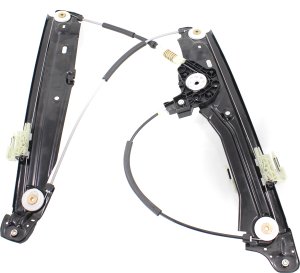Front Window Regulator for BMW 7-Series 2009-2015, Right (Passenger), Power Operated, without Motor, Replacement
