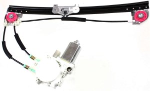 Power Rear Window Regulator with Motor for BMW 5-Series 1997-1999, Left (Driver), till March 1999, Replacement Models: 520i, 523i, 528i, 530i, 540i, M5.