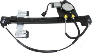 Power Rear Window Regulator with Motor for Chevrolet Trailblazer 2002-2009, Right (Passenger), 5-Passenger, Replacement
