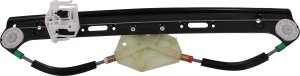 Power Rear Window Regulator for BMW X3 2004-2010, Right (Passenger), Without Motor, Replacement