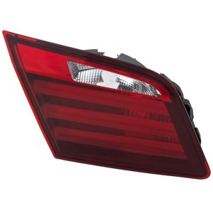 Inner Tail Light for BMW 5-Series 2011-2013, Left (Driver), Lens and Housing, Halogen, Sedan, Replacement Models: 528i, 535i, 550i, M5