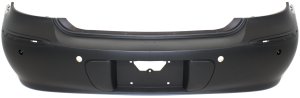 Rear Bumper Cover for Buick Allure/Lacrosse 2005-2009, Primed (Ready to Paint), with Object Sensor Holes, with Chrome Package, Replacement