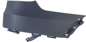 Primed (Ready to Paint) Rear Bumper End Right (Passenger) Outer Cover for BMW X5 2010-2013, M Model 2010-2013, w/M Pkg. 2011-2013, Replacement