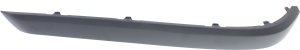 Rear Bumper Molding for BMW 7-Series 2005-2008, Left (Driver), Outer, Primed (Ready to Paint), without Insert, Replacement - Fits 750i, 750Li, 760i, 760Li.