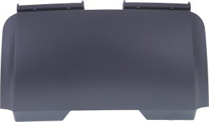 Rear Hitch Cover for BMW 5-Series 2004-2010, Primed (Ready to Paint), Suiting Sedan/Wagon with Trailer Hitch, Compatible with M Package, Replacement Models: 520i, 525i, 530i, 535i, 540i, 545i, 550i.