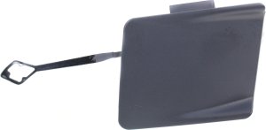 Rear Bumper Tow Hook Cover for BMW 5-Series 2014-2016 Sedan, Standard Line without M Package, Primed (Ready to Paint), Replacement