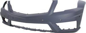 Front Bumper Cover for Mercedes-Benz GLK350 2010-2012, Primed (Ready to Paint), with AMG Styling Package, without Headlight Holes, with Parktronic Holes, Replacement
