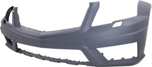 Front Bumper Cover for Mercedes-Benz GLK-Class 2010-2012, Primed (Ready to Paint), with AMG Styling Package, with Headlight Holes, without Parktronic Holes, Replacement