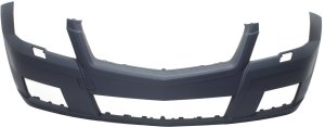Front Bumper Cover for Mercedes GLK350 2010-2012, Primed (Ready to Paint), without AMG Styling/Out-Of-Room Packages, with Headlight Holes, without Parktronic Holes, Replacement