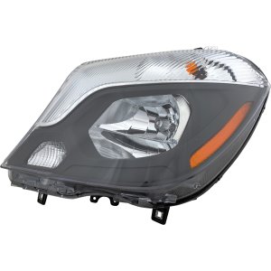 Headlight Assembly for Mercedes-Benz Sprinter 2500/3500 2014-2018, Left (Driver), Halogen, Replacement