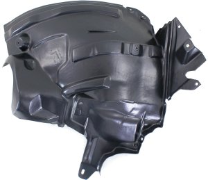 Front Fender Liner for Mercedes Benz GLK-Class 2012-2015, Right (Passenger), Rear Section, Replacement
