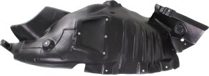 Front Fender Liner for Mercedes-Benz E-Class 2010-2013, Right (Passenger) Front Section, Excludes E63 Model, Convertible/Coupe, Replacement