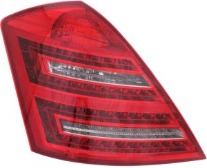 Tail Light Assembly for Mercedes-Benz S-Class Sedan, Left (Driver), Model Years 2010-2013, Replacement
