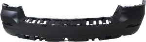 Rear Bumper Cover for Mercedes-Benz GLK-Class 2013-2015, Primed (Ready to Paint), without AMG Styling/Off-Road/Sport Packages, without Parktronic Holes, Replacement