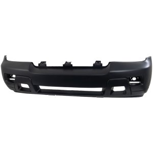Front Bumper Cover for 2006-2009 Chevrolet Trailblazer LT Model, Primed (Ready to Paint), with Fog Light Holes, Replacement