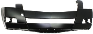 Front Bumper Cover for Cadillac CTS 2008-2014, Primed (Ready to Paint) with HID Headlights, Excludes V Model, Replacement