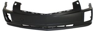 Front Bumper Cover for Cadillac SRX 2004-2009, Primed (Ready to Paint), without Sport Package, with Headlight Washer Holes, Replacement