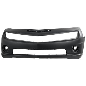 Front Bumper Cover for Chevrolet Camaro 2010-2013, Primed (Ready to Paint), without Tow Hook Holes, SS Model, Replacement