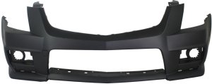 Front Bumper Cover for Cadillac CTS 2009-2015, Primed (Ready to Paint), V Model, Compatible with Coupe 2011-2015, Sedan 2009-2014, Wagon 2011-2014, Replacement