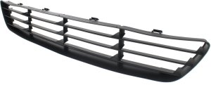 Front Bumper Grille for Chevrolet Cobalt 2006-2008 & Pontiac G5 2007-2009, Centered, Lower Position, Textured Black Finish, Replacement