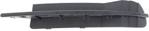 Fog Light Cover for Chevrolet Malibu LS Model 2010-2012, Left (Driver), Outer, Textured Black, Replacement