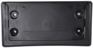 Front License Plate Bracket for Chevrolet Trailblazer 2002-2009, Black, Replacement
