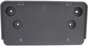 Front License Plate Bracket for Saturn VUE (2008-2010), Chevrolet Captiva Sport (2012-2015), Textured Black Finish, Replacement