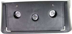 Front License Plate Bracket for Chevrolet Malibu 2008-2012, Primed (Ready to Paint), Replacement