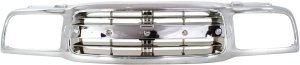 Chrome Shell and Insert Grille for 1999-2004 Tracker, Replacement