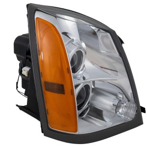 Headlight Assembly for Cadillac SRX 2004-2009 Right (Passenger), Halogen, Replacement